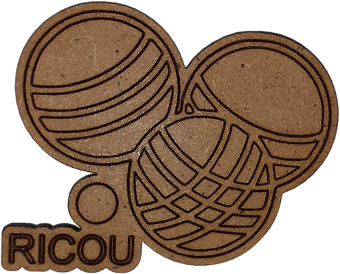 Magnet - Pétanque personnalisable